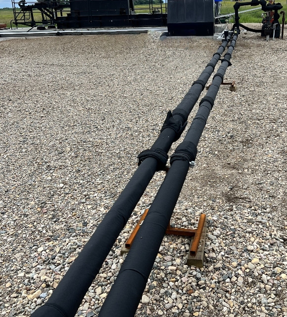 Image showing pipes insulated by Neoshield Insulation